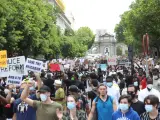 Manifestaci&oacute;n en Madrid contra el racismo.