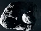 Didymos (asteroide grande) y Dimorphos (el pequeño)