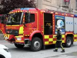 Imagen de recurso de un bombero de la Comunidad de Madrid.
