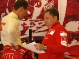 Michael Schumacher y Jean Todt, en su época en Ferrari