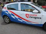 Vehículo De La Policía Local De Zaragoza