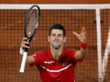 Novak Djokovic, en Roland Garros