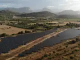 Parque fotovoltaico de Son Corc&oacute;, ubicado en Consell (Mallorca).