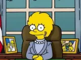 Lisa Simpson, como presidenta de EE UU, en un meme sobre las elecciones estadounidenses.