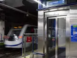Ascensor en una de las estaciones de Metro de Madrid
