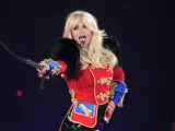 La cantante Britney Spears, durante una actuación.