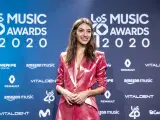 Ana Guerra en el 'photocall' de Los40 Music Awards.