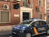 Policía Nacional en Alcoi (Alicante)