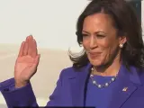 Kamala Harris, en el juramento