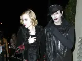 El cantante Marilyn Manson y la actriz Evan Rachel Wood.