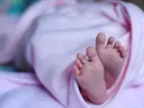 Imagen de archivo de unos pies de un bebé.