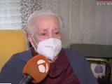 Captura de la entrevista en 'EP' a Rosario, la anciana de 97 años que fue desahuciada de su casa por error.