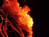 Erupción del volcán en Fagradalsfjall.