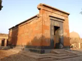 Reproducci&oacute;n de c&oacute;mo ser&iacute;a el templo de Ptolomeo I, cuyos restos han sido encontrados en perfecto estado de conservaci&oacute;n.