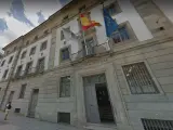 Exterior de la Audiencia Provincial de Pontevedra.