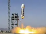 El cohete llegó a elevarse aproximadamente unos 100 kilómetros en la atmósfera.