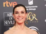 Raquel Sánchez Silva en la gala de los Premios Goya en 2020.