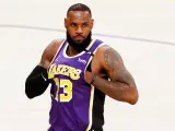 LeBron James, durante un partido de Los Ángeles Lakers