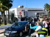 Sánchez ha sido abucheado a su llegada al helipuerto de Ceuta por la crisis migratoria.