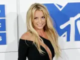 Britney Spears, en la alfombra roja de los MTV Video Music Awards, en Nueva York, en 2016.