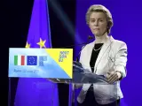 La presidenta de la Comisi&oacute;n Europea, Ursula von der Leyen.