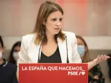 La vicesecretaria general del PSOE y portavoz socialista en el Congreso, Adriana Lastra.