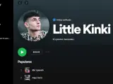 Isaac López 'Little Kinki', en su perfil de Spotify.