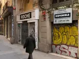 Locales en el distrito de Ciutat Vella de Barcelona.