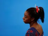 Simone Biles, en los Juegos Olímpicos de Tokio 2020.