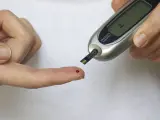 Medidor de glucosa diabetes.