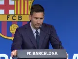 Messi se despide entre lágrimas del FC Barcelona y promete volver