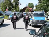 La policía alemana ejerce sus funciones