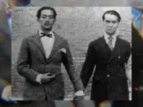 Salvador Dalí junto a Federico García Lorca