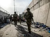 Tropas británicas en Kabul.