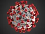 Representación gráfica del coronavirus SARS-CoV-2.