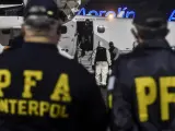 Imagen de archivo de la Interpol en el aeropuerto de Buenos Aires.