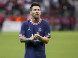 Messi, durante un partido del PSG