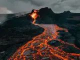 Imagen del Volcán de Fagradalsfjal en Islandia.