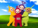 Tinky-Winky, Dipsy, Laa-Laa y Po, personajes de la serie infantil 'Teletubbies'.