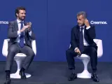 Casado y Sarkozy en la Convenci&oacute;n Nacional del PP