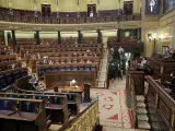 Asistentes a una sesi&oacute;n plenaria en el Congreso de los Diputados, a 28 de septiembre de 2021, en Madrid, (Espa&ntilde;a)