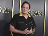 Quentin Tarantino en el almuerzo de los nominados a los Oscar en 2020