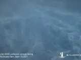 Un dron oceánico filma en primicia dentro de un huracán