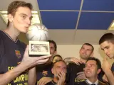 Pau Gasol comenzó a forjar su leyenda al llevarse los dos trofeos MVP en la Liga ACB y en la Copa de 2001, en las filas del FC Barcelona.