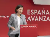 La portavoz del Comit&eacute; Organizador del 40&ordm; Congreso del PSOE, Eva Granados.