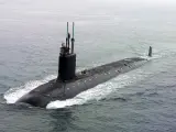 El submarino nuclear estadounidense 'USS Virginia'.