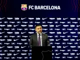 Bartomeu defiende su gestión "seria y responsable" y ataca a Laporta por Messi