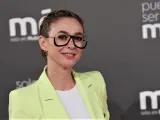 La actriz Marta Hazas acudiendo al evento "Solo puede ser Mo" en Madrid.