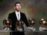 Messi y sus 6 Balones de Oro