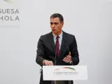 El presidente del Gobierno, Pedro Sánchez, este jueves.